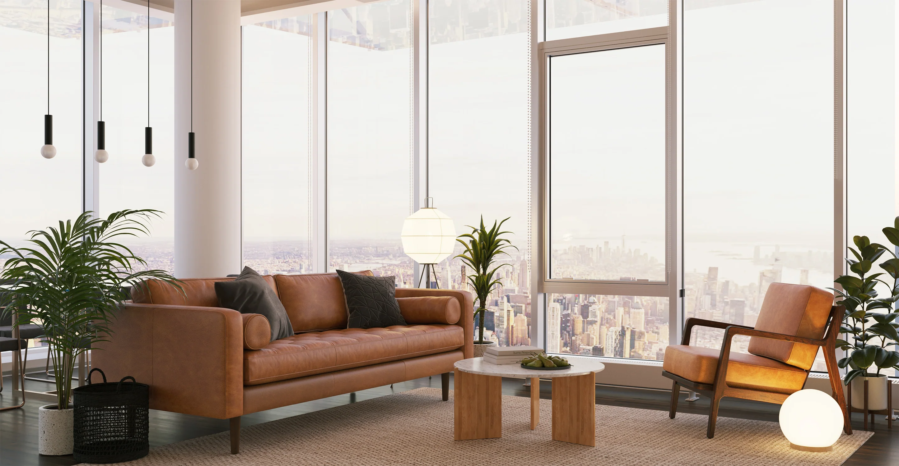 Verity Leather Lounge Chair