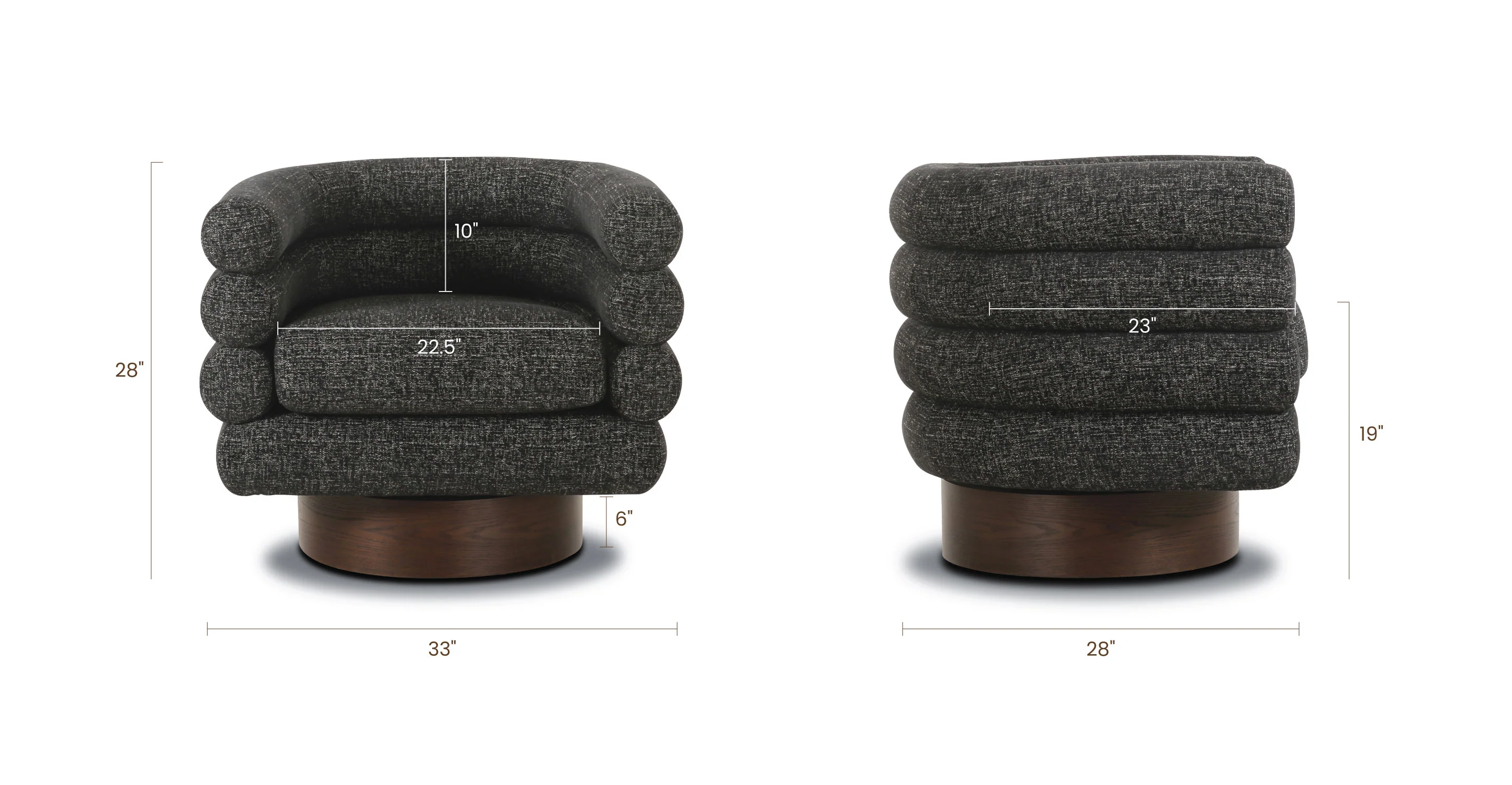 Rome Swivel Lounge Chair