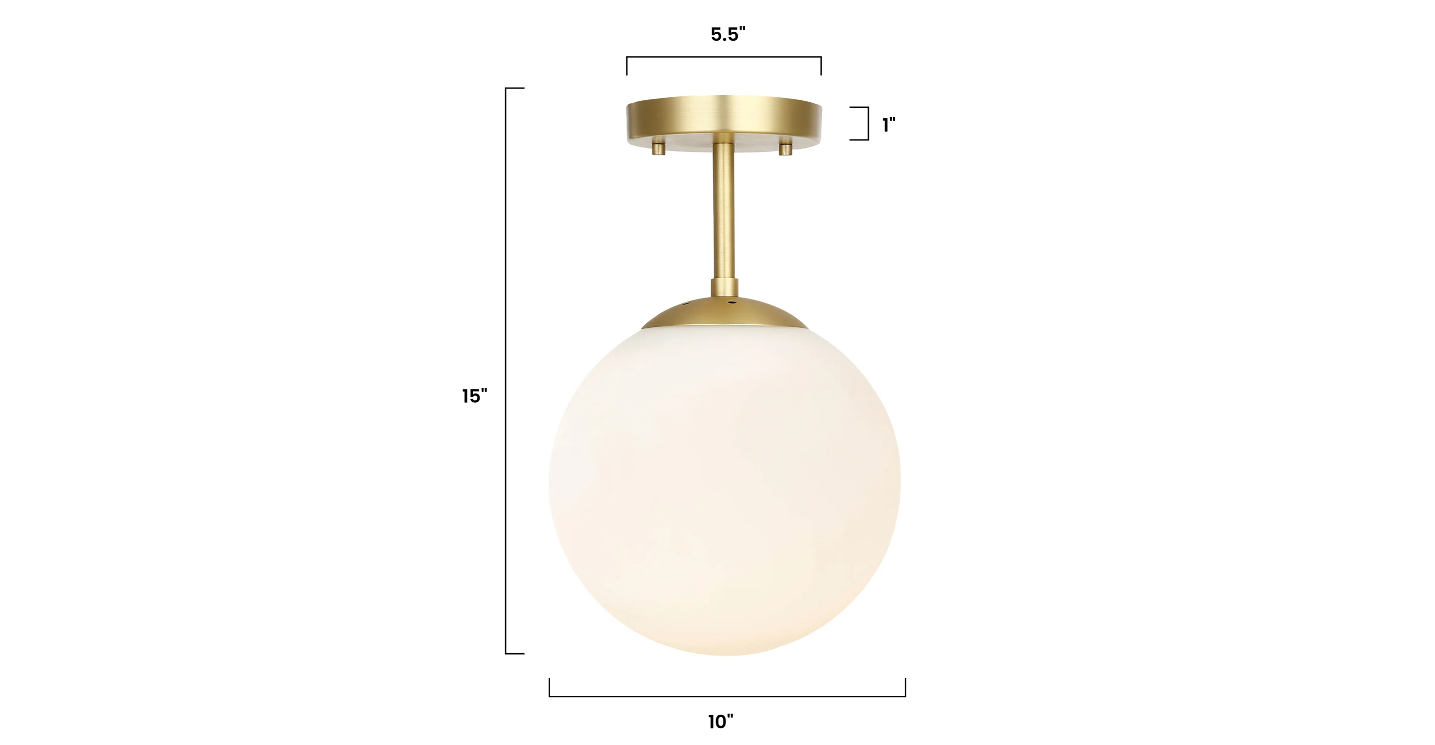 Zeno Globe Ceiling Light