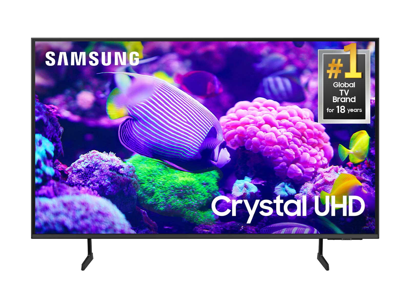 Samsung 85′′ Crystal UHD 4K Smart TV DU7200B with PurColor, HDR, and Tizen OS – 2024 Model
