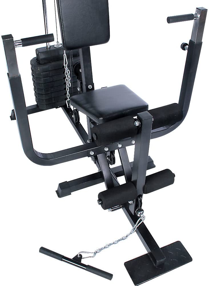 Station de musculation multifonction avec poids de 40 kg presse de poitrine butterfly cble barre latissimus 203 cm banc d'haltérophilie complet appareil de fitness gym 01_0000176
