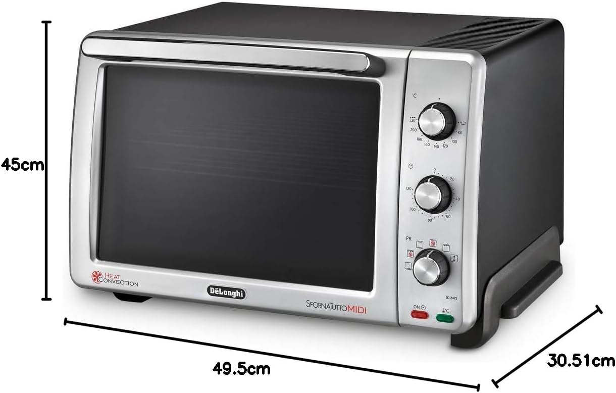De'Longhi EO 24352 Four électrique, 24 litres, plastique, acier, blanc