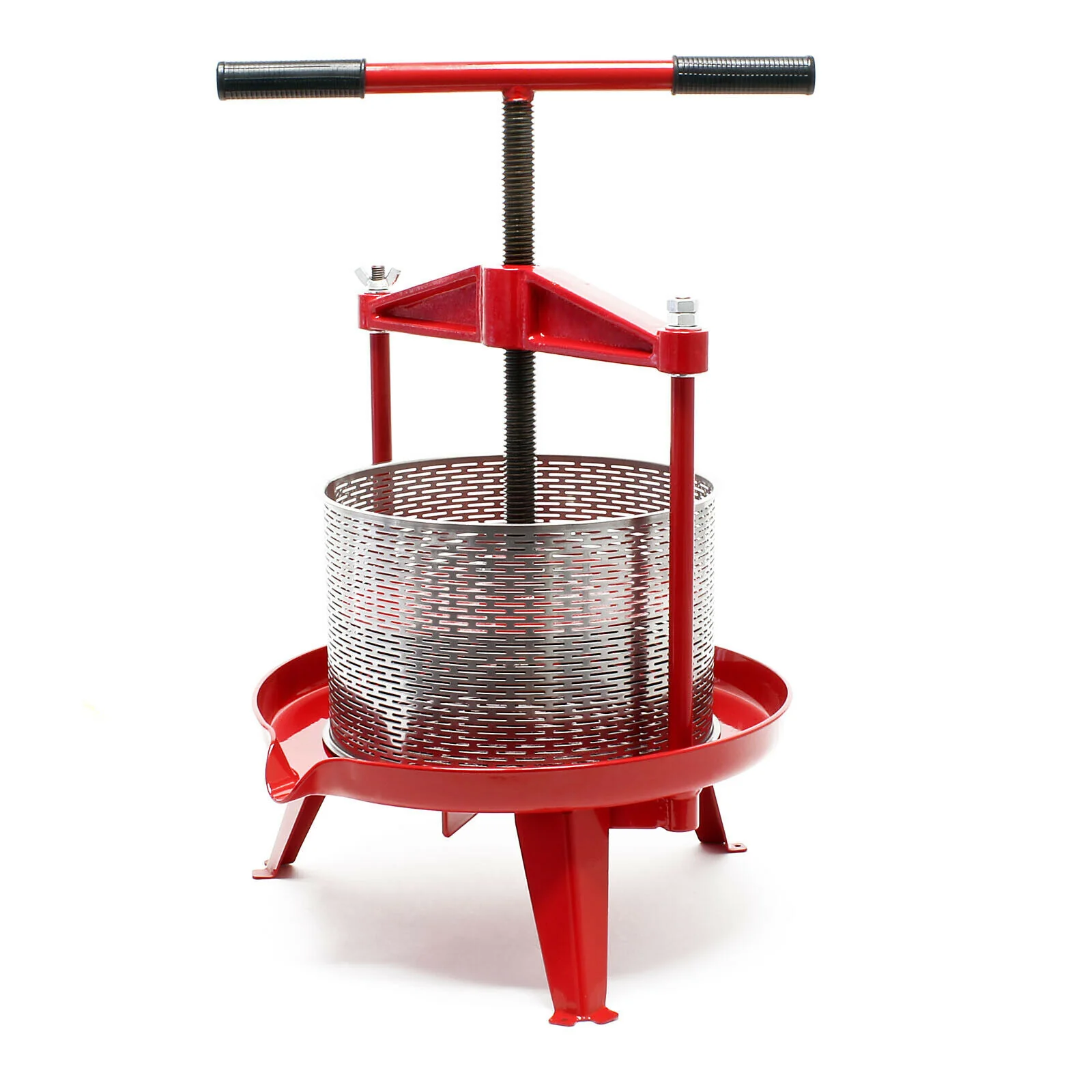 Presse-fruits à vis en acier inoxydable 14 litres 16_0002899