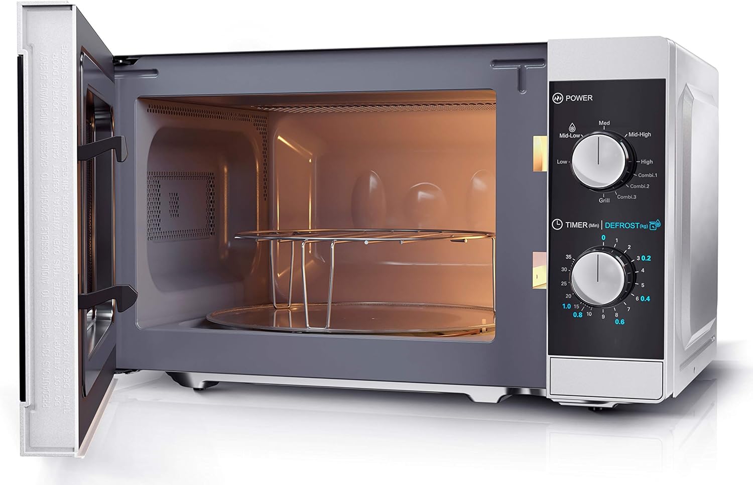 Sharp YC-MG252AE-B, Four micro-ondes, Noir de 25 litres avec gril