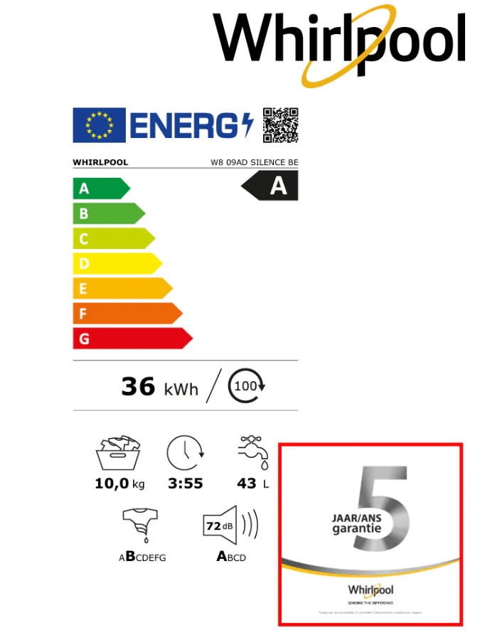 Whirlpool W809ADSILENCEBE