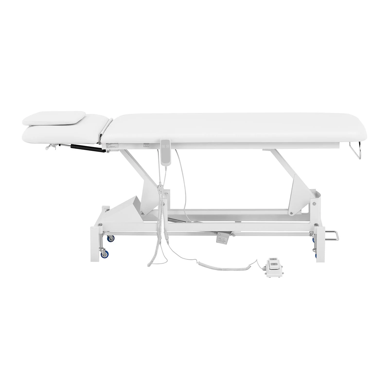 Table de massage professionnel cadre métal revêtement PU  blanc 14_0003631