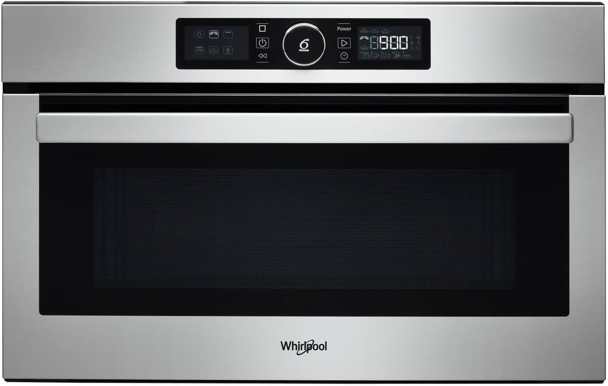 Whirlpool Micro ondes Grill Encastrable AMW730IX - Integrable Inox - 31 litres - 1000 W [Classe énergétique B]