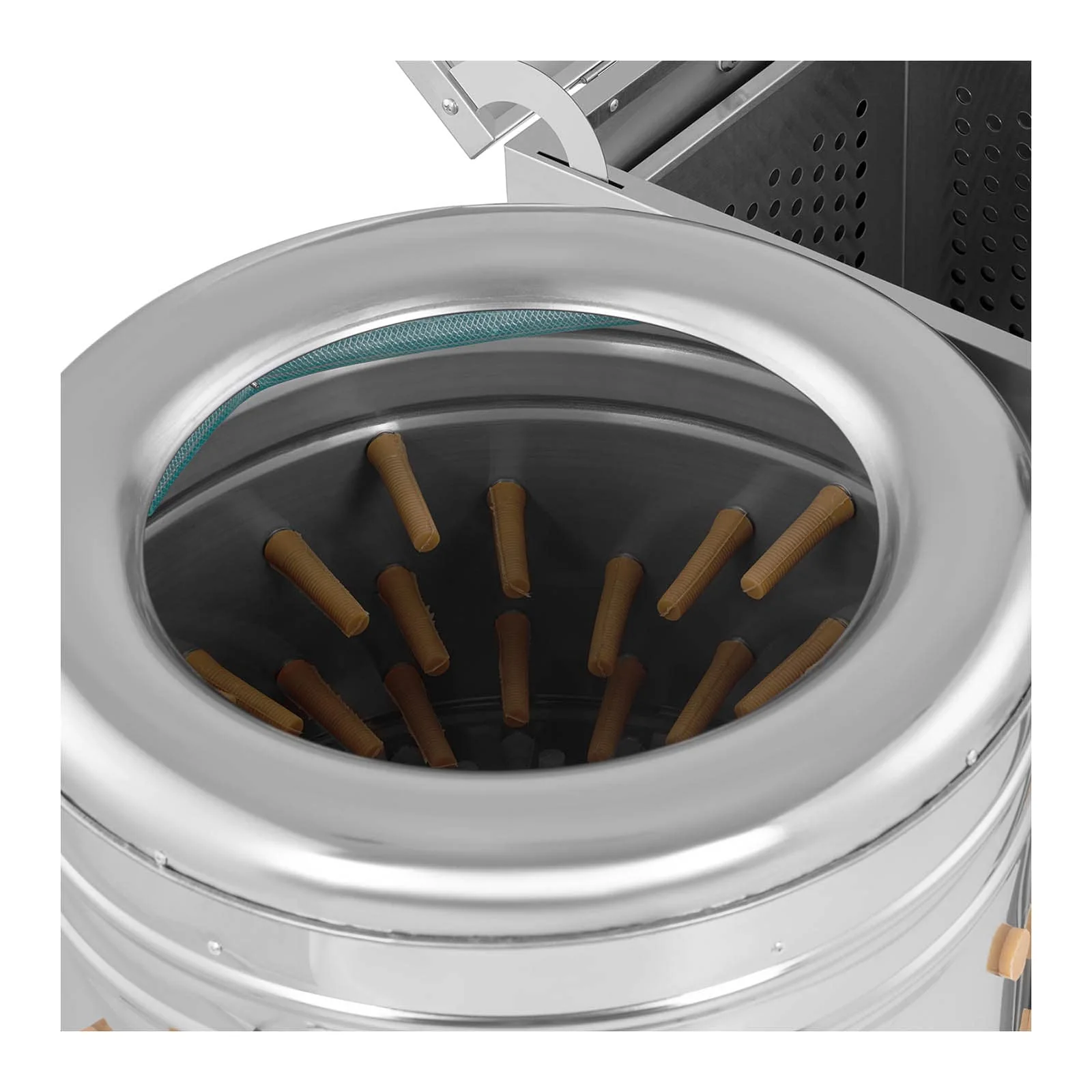 Plumeuse avec échaudoir tambour de 55 cm - 3 - 4 poulets/min 14_0005688