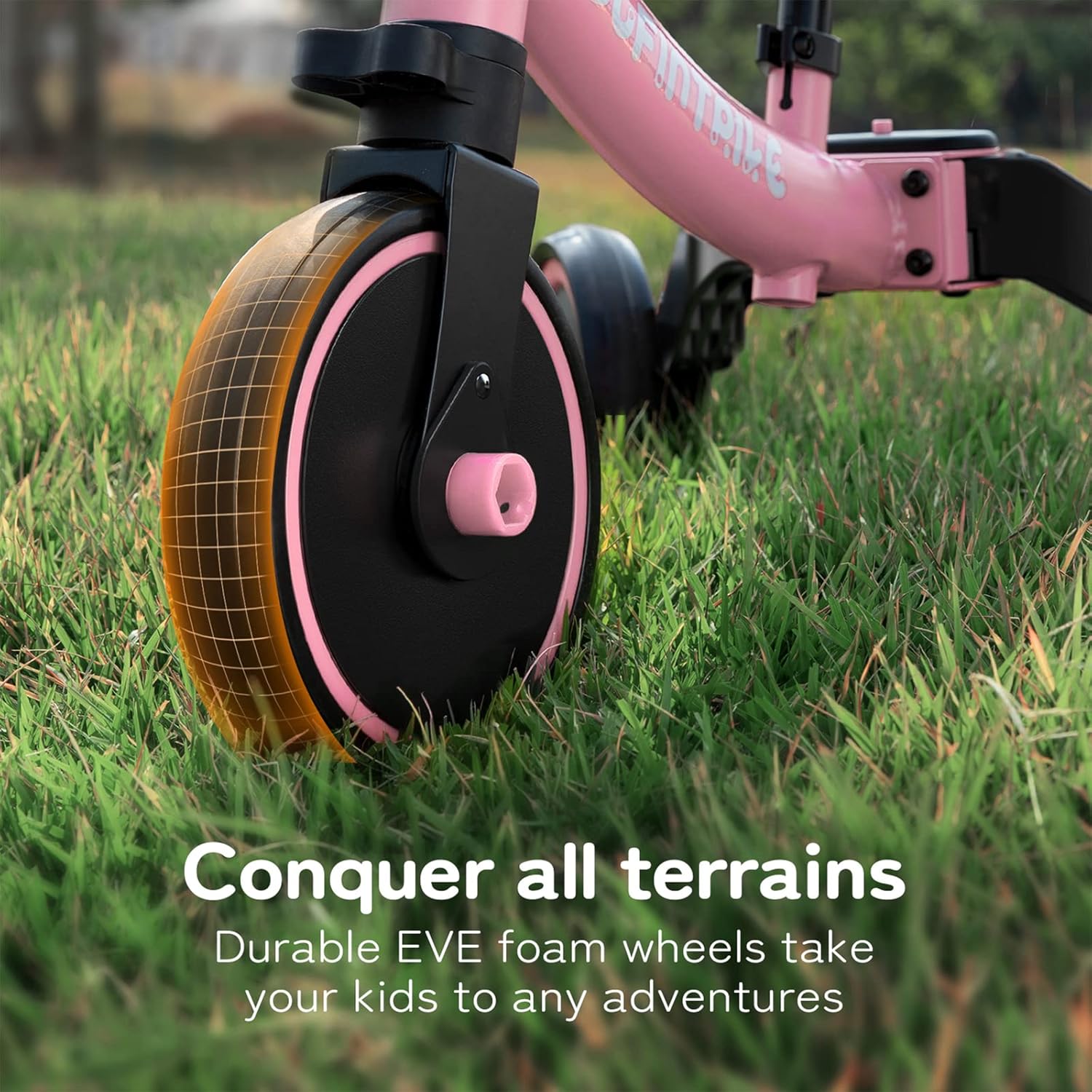 besrey 5 en 1 Tricycle Enfant bébé évolutif 1-4 Ans,Vélo Draisienne,Vélo sans Pédale,Noir