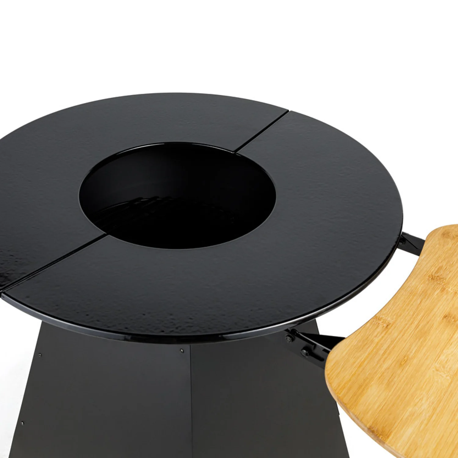 Brasero de cuisson au charbon avec plaque en fonte émaillée Somagic