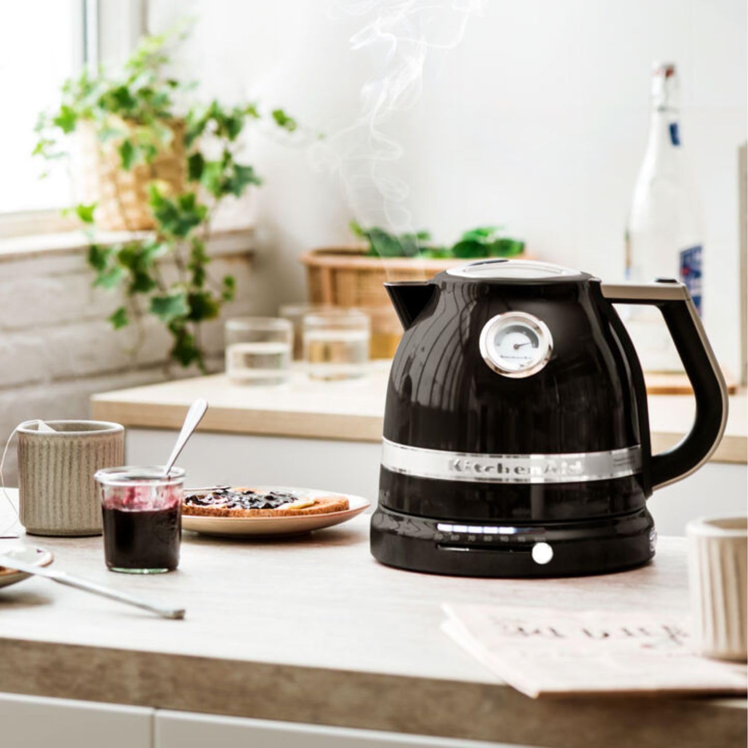 KitchenAid Artisan Bouilloire Électrique | Température Réglable | Bleu encre 1,5 L