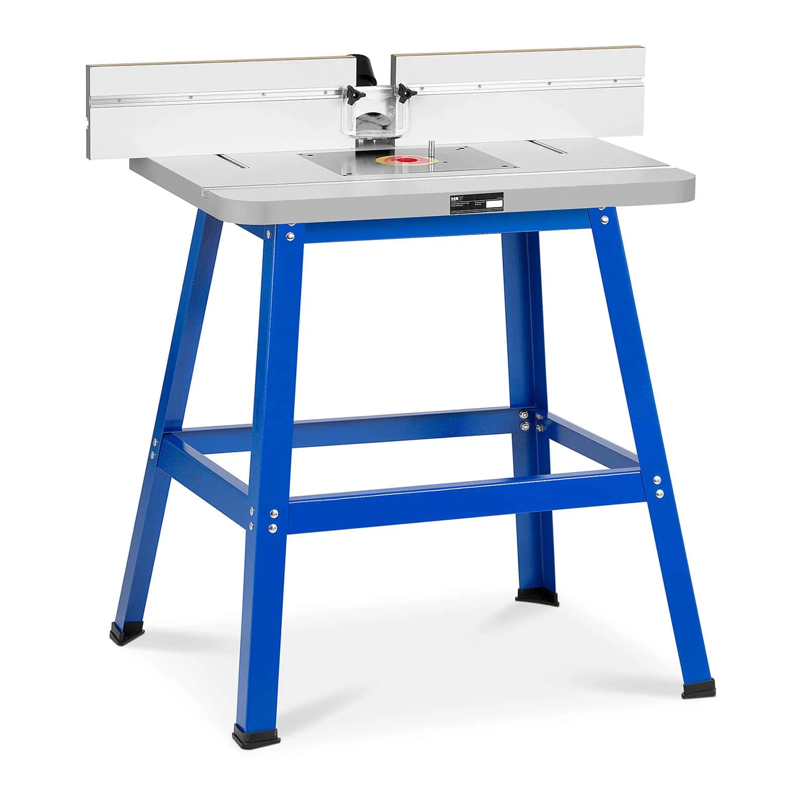 Table pour défonceuse 810 x 610 mm sur pied acier laminé à froid / MDF 14_0007338