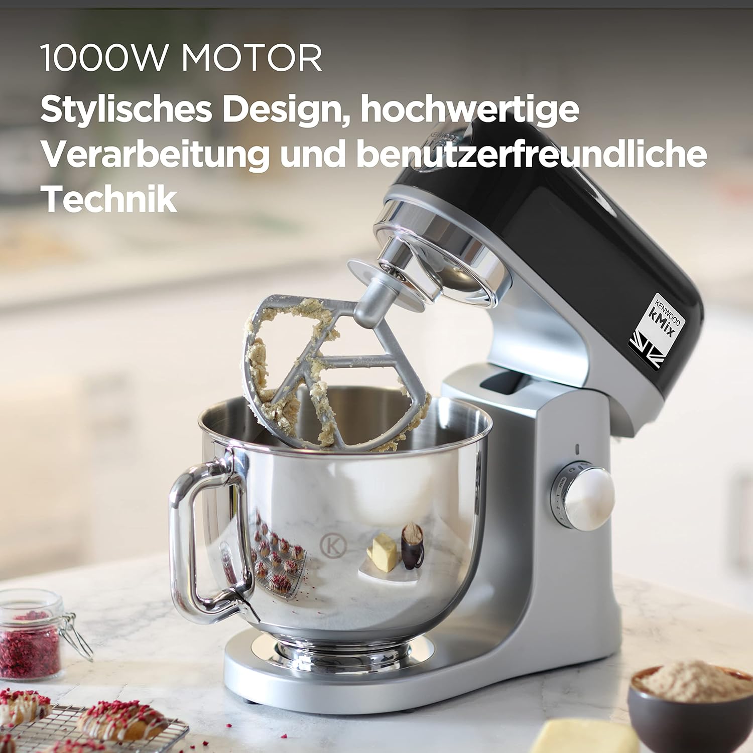 KENWOOD Robot culinaire KMX 750 WH Robot ptissier multifonction kMix