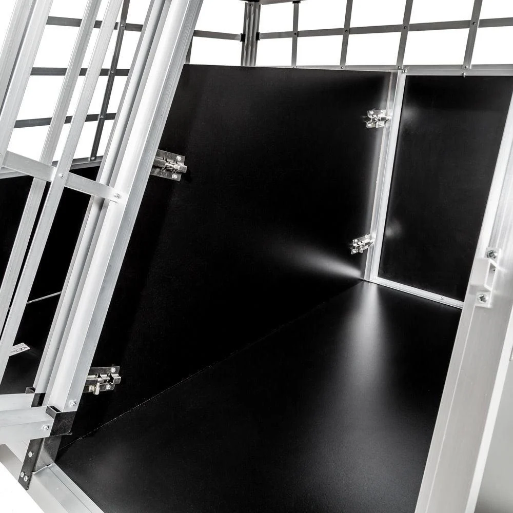 Cage de transport pour chien double dos droit 97 x 90 x 69,5 cm 3708144/2