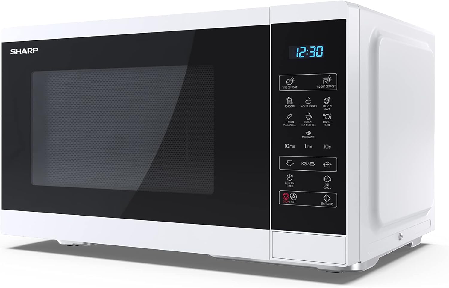 Sharp YC-MG252AE-B, Four micro-ondes, Noir de 25 litres avec gril