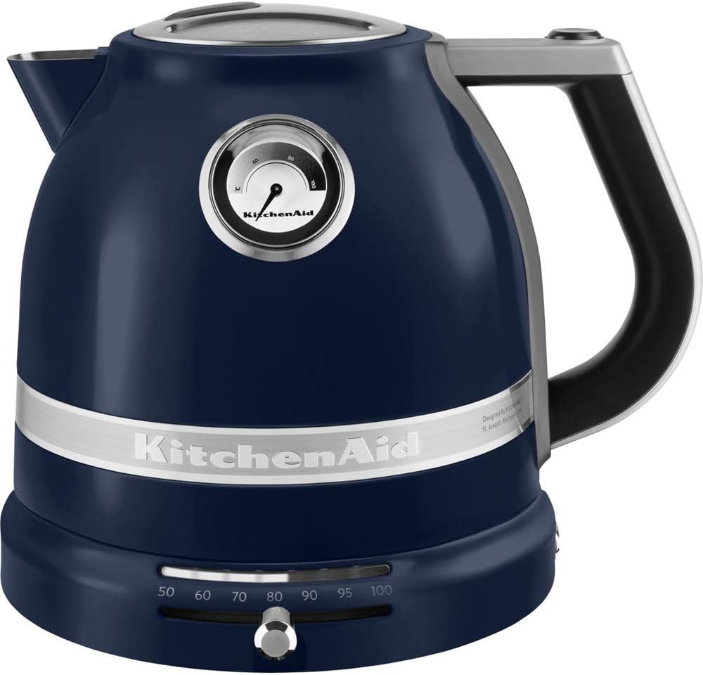 KitchenAid Artisan Bouilloire Électrique | Température Réglable | Bleu encre 1,5 L