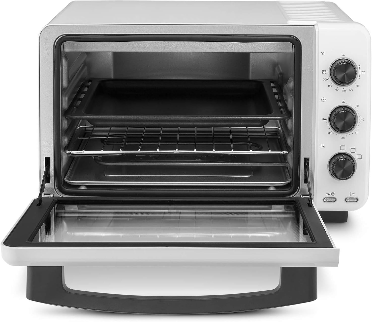 De'Longhi EO 24352 Four électrique, 24 litres, plastique, acier, blanc