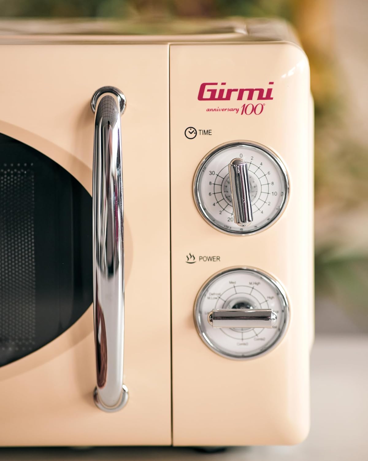 Girmi FM21 Four micro-ondes combiné, design vintage, 20 litres, 700 + 800 W