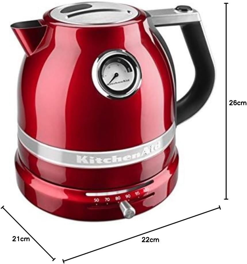 KitchenAid Artisan Bouilloire Électrique | Température Réglable | Bleu encre 1,5 L