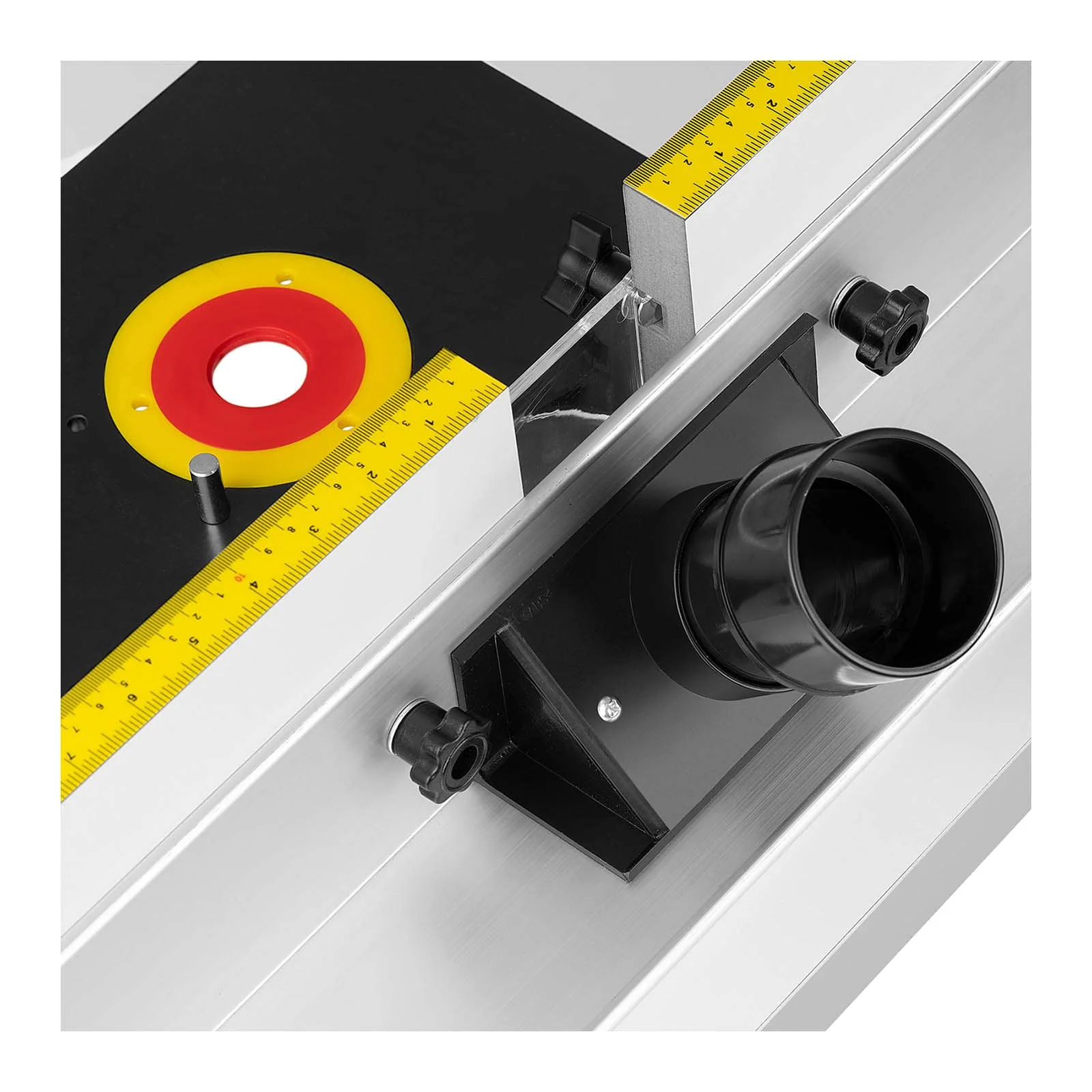 Table pour défonceuse 810 x 610 mm sur pied acier laminé à froid / MDF 14_0007338