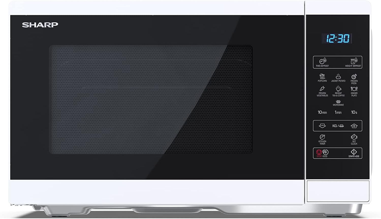 Sharp YC-MG252AE-B, Four micro-ondes, Noir de 25 litres avec gril