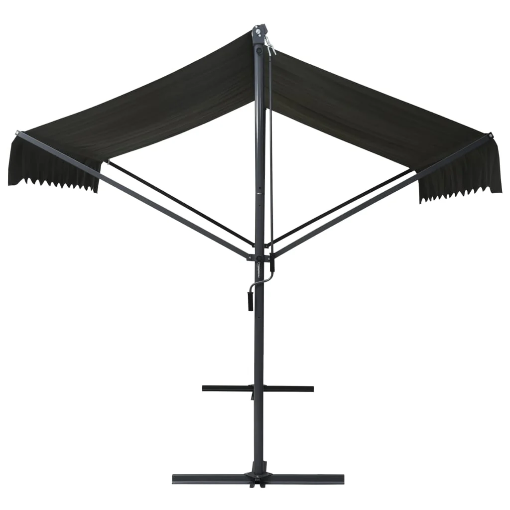 Auvent imperméable sur pied 300 x 300 cm anthracite 02_0007476