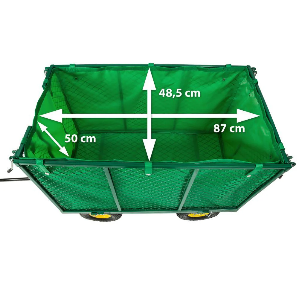 Chariot charrette de jardin main 544 kg outils jardinage 0208003