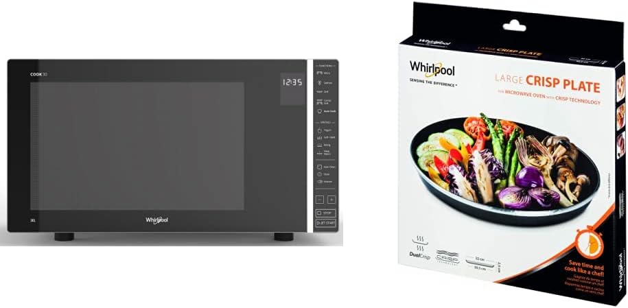 Whirlpool MWP 303 SB Four à micro-ondes, 30 litres, argent/noir