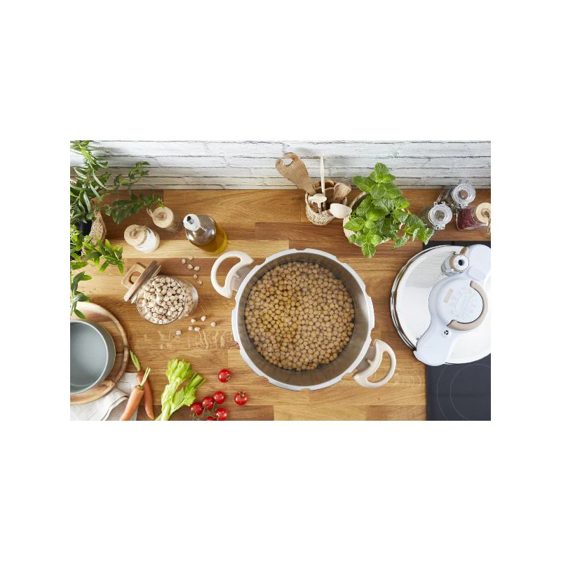 Cocotte-minute® clipsominut eco respect 9 L natural Seb