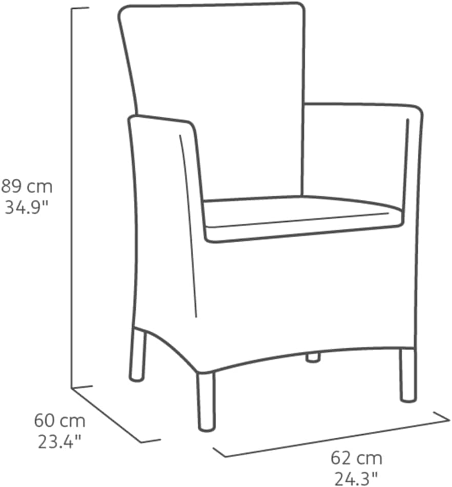 Allibert Set de balcon Iowa Balcony graphite