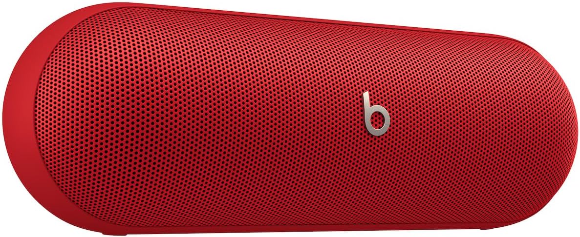 Beats Pill – Enceinte sans Fil Bluetooth et Recharge Mobile Via USB-C – Jusqu'à 24 Heures d'autonomie, résistance à l'eau (IP67), compatibilité Apple et Android, Microphone intégré – Champagne