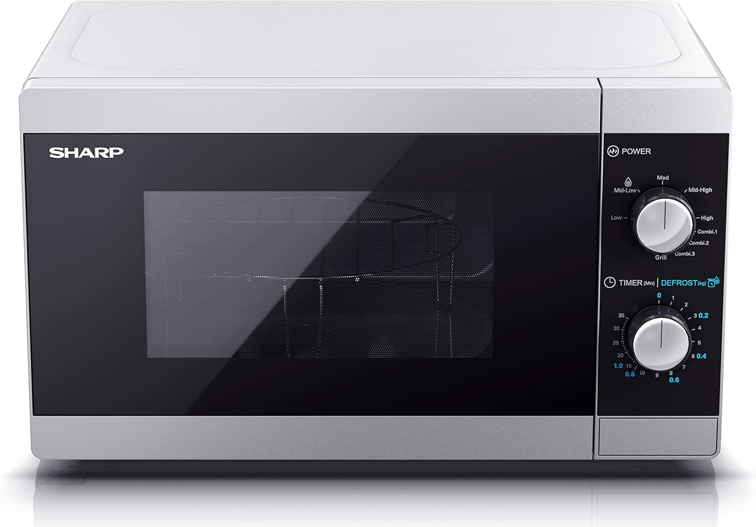 Sharp YC-MG252AE-B, Four micro-ondes, Noir de 25 litres avec gril