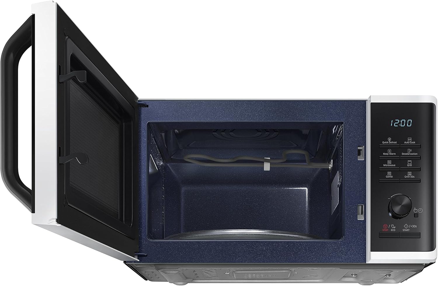 Samsung mg23 K3515aw/et micro-ondes avec grill 23 litres, 1100+800 Watt