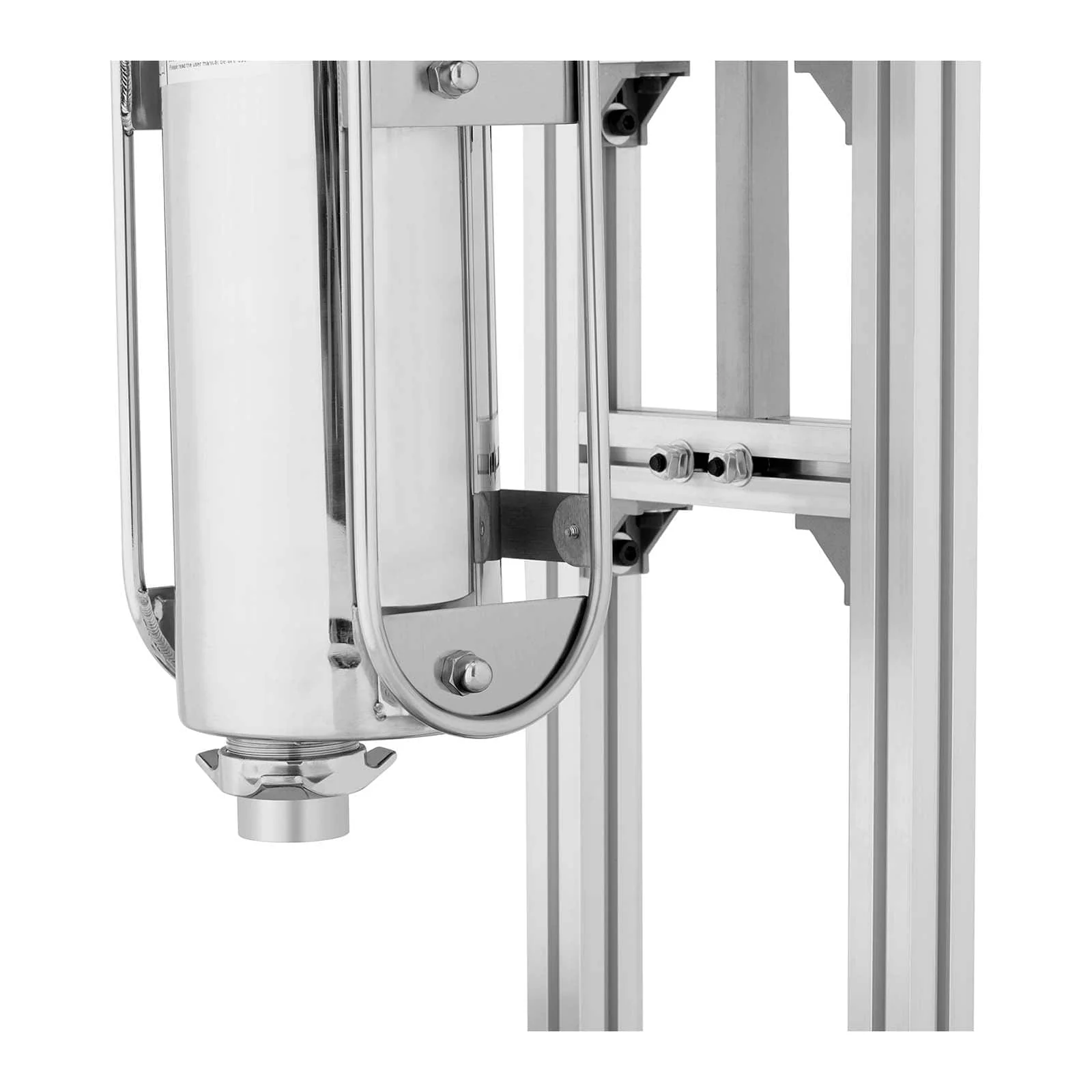 Machine à churros chichis poussoir presse appareil professionnel (5 litres, 5 douilles, acier inoxydable, 2500 w) 14_0004890