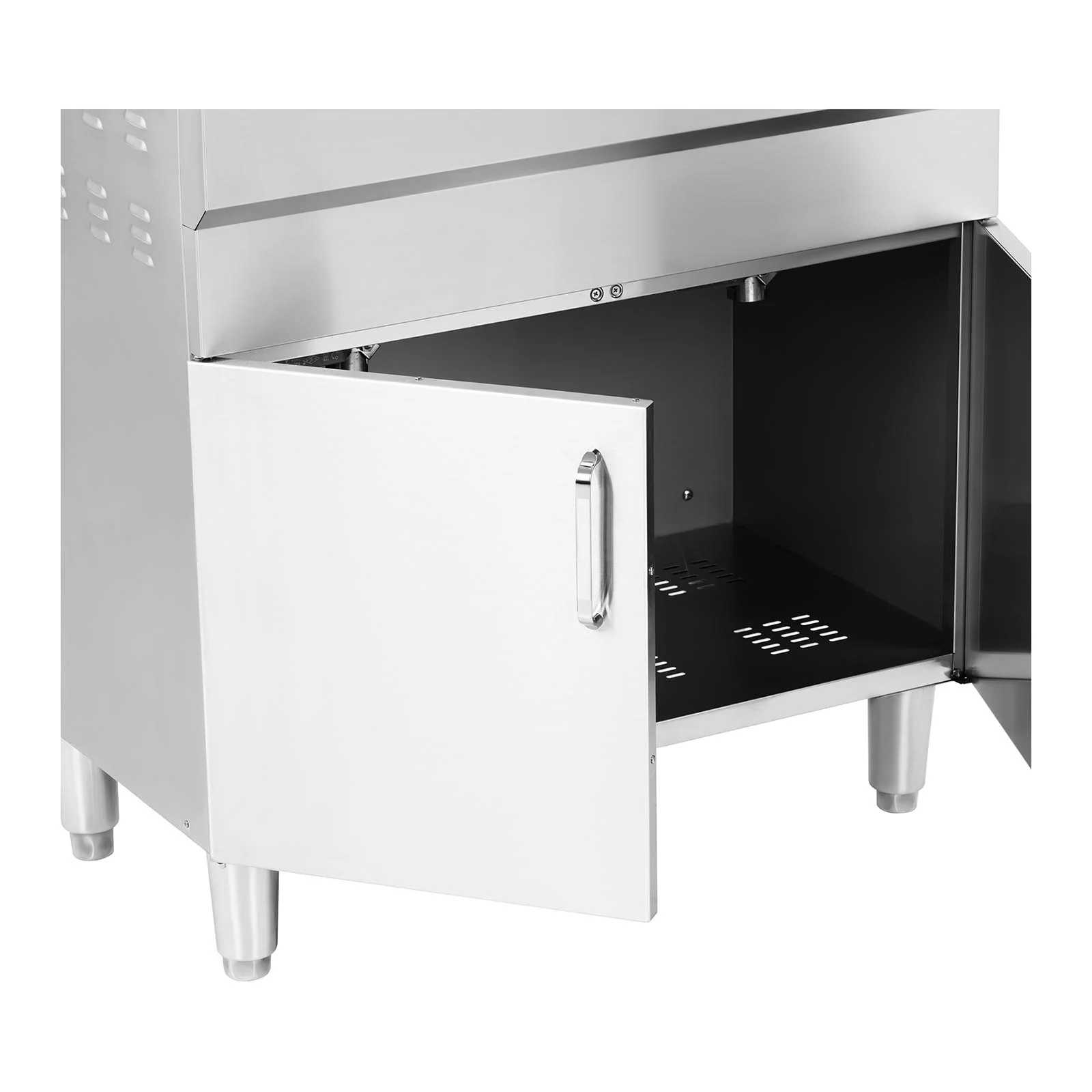Friteuse électrique double 26 litres 10 000 watts robinet zone froide armoire professionnel acier inoxydable 14_0003983