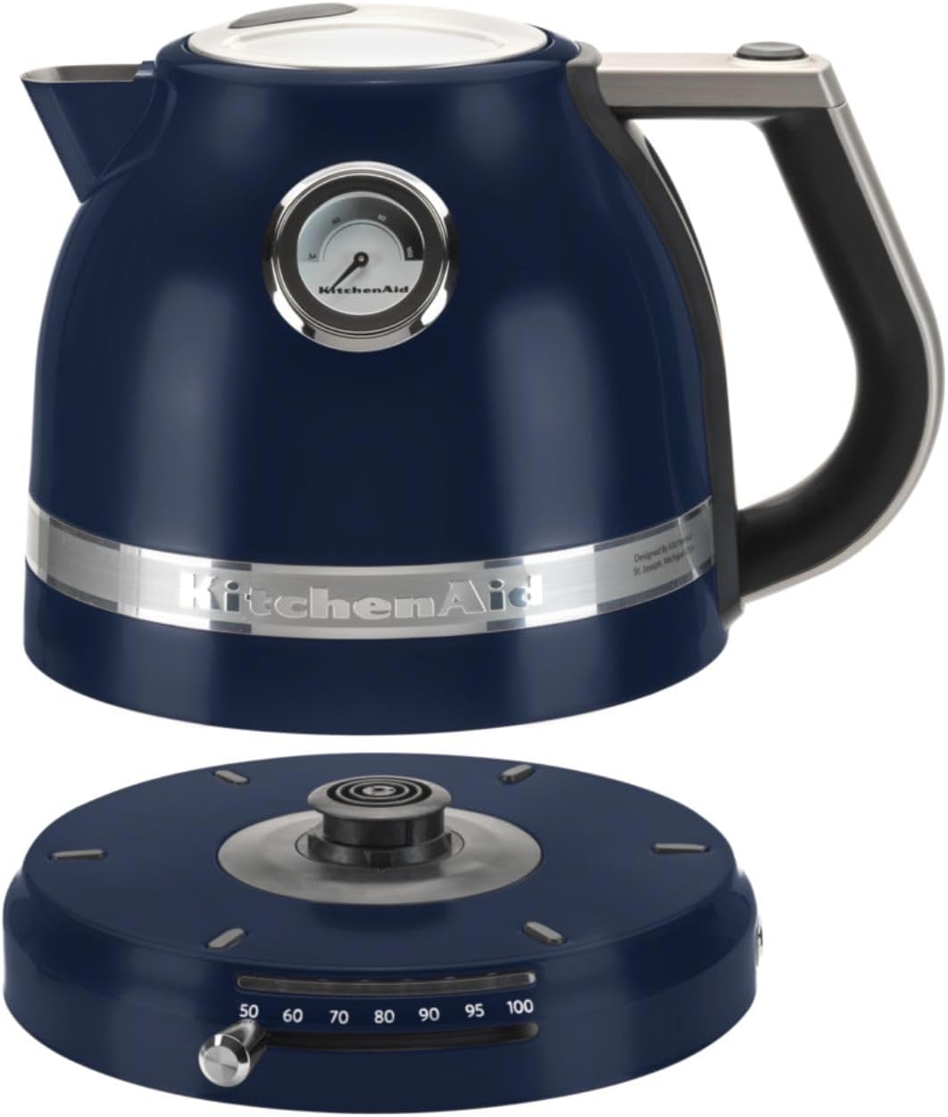 KitchenAid Artisan Bouilloire Électrique | Température Réglable | Bleu encre 1,5 L
