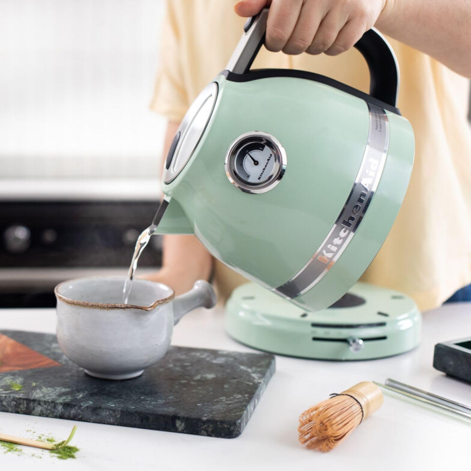 KitchenAid Artisan Bouilloire Électrique | Température Réglable | Bleu encre 1,5 L