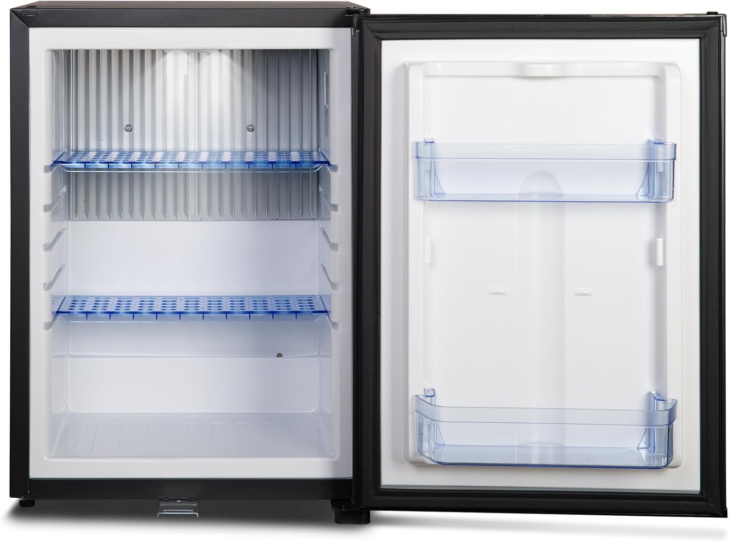 Smad Frigo Camping 12V 220V avec Serrure Mini Frigo Voiture à Porte Réversible sans Bruit 30L Noir