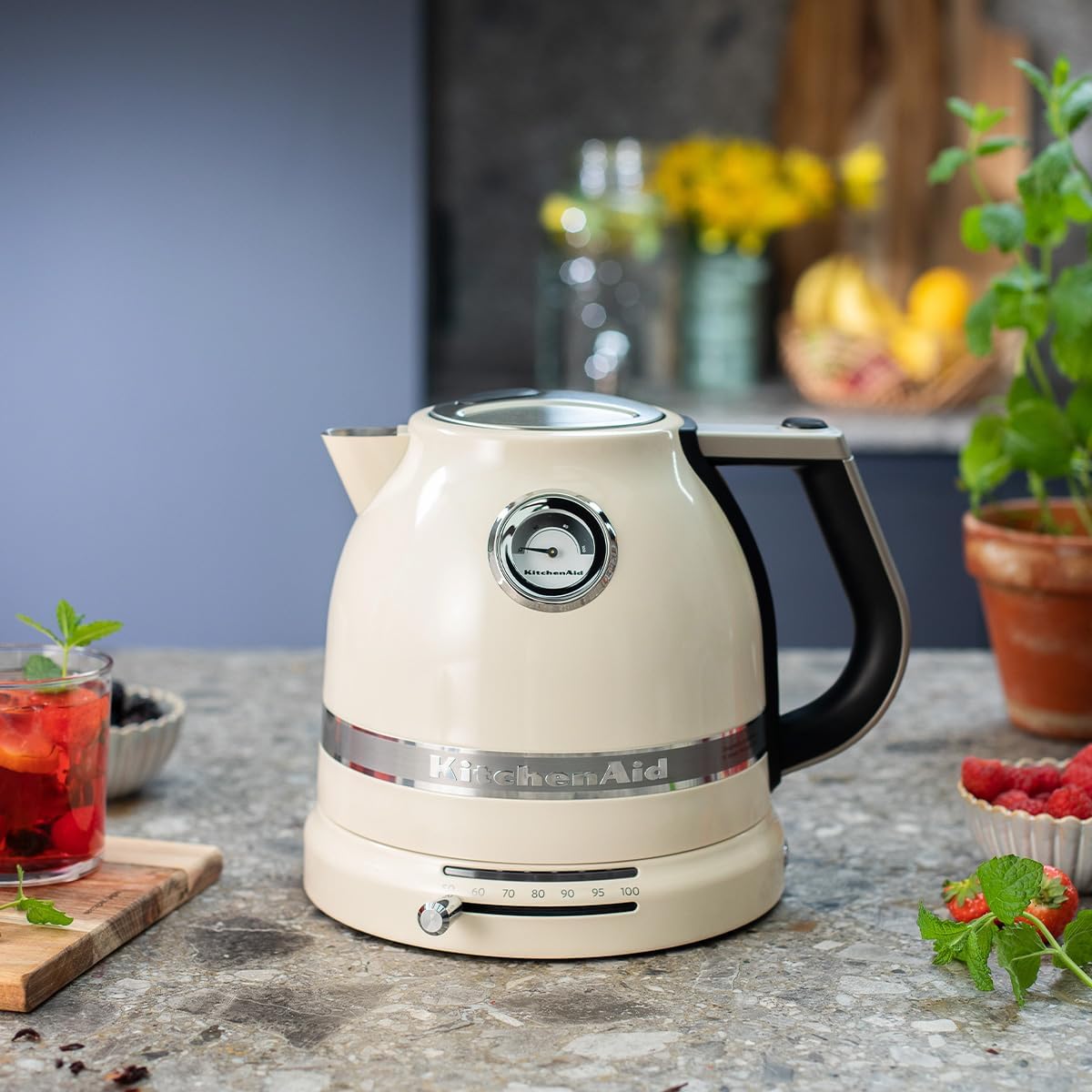 KitchenAid Artisan Bouilloire Électrique | Température Réglable | Bleu encre 1,5 L