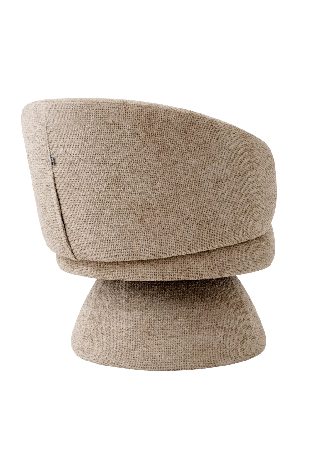 Fauteuil pivotant en Lyssa sable | Eichholtz Liberty