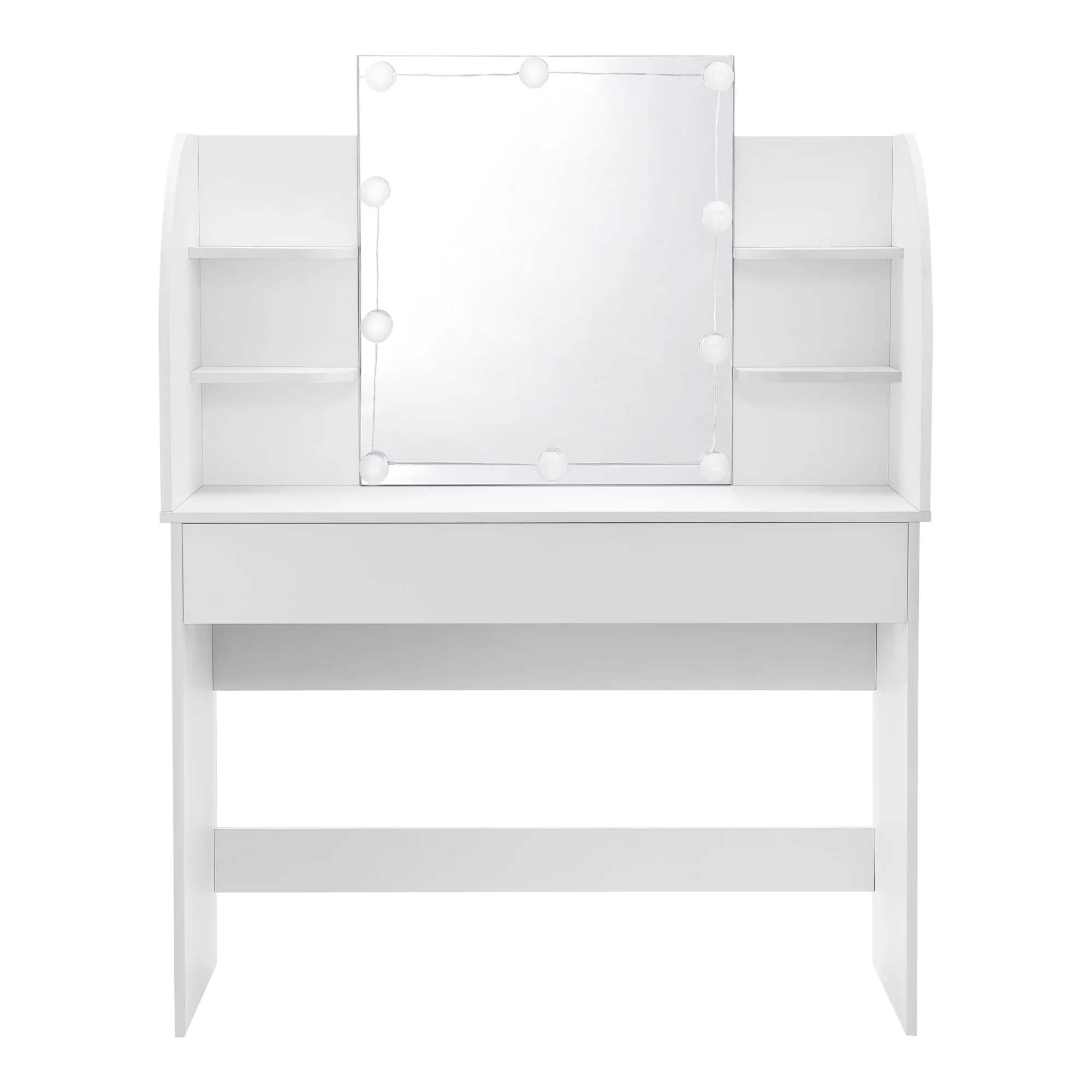 Coiffeuse table de maquillage avec 10 led blanc 03_0006815