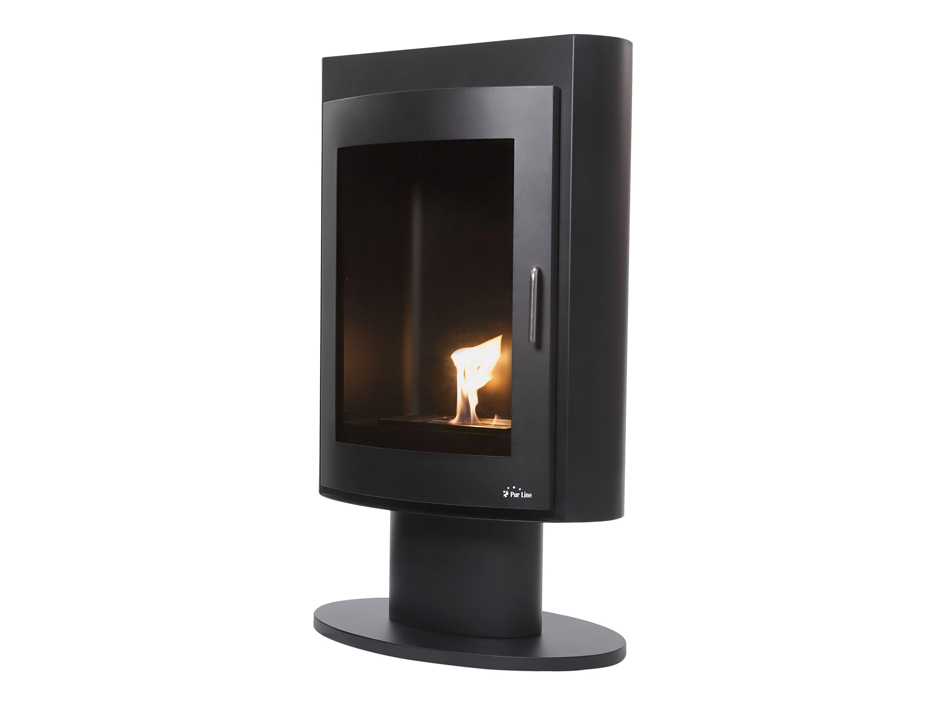 Poêle à léthanol 3kW en acier noir