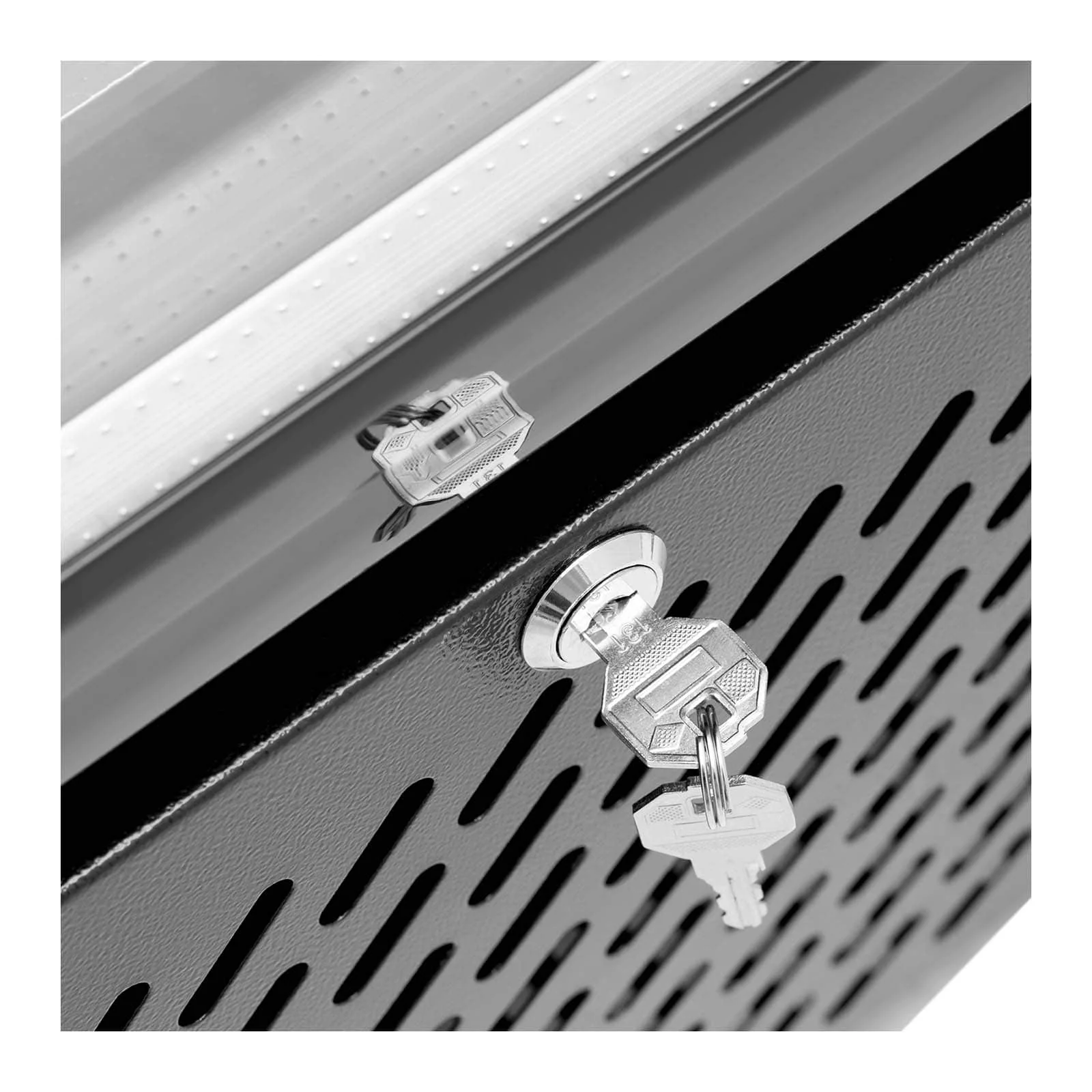 Frigo à boissons acier peint par poudrage 458 litres noir 14_0005343