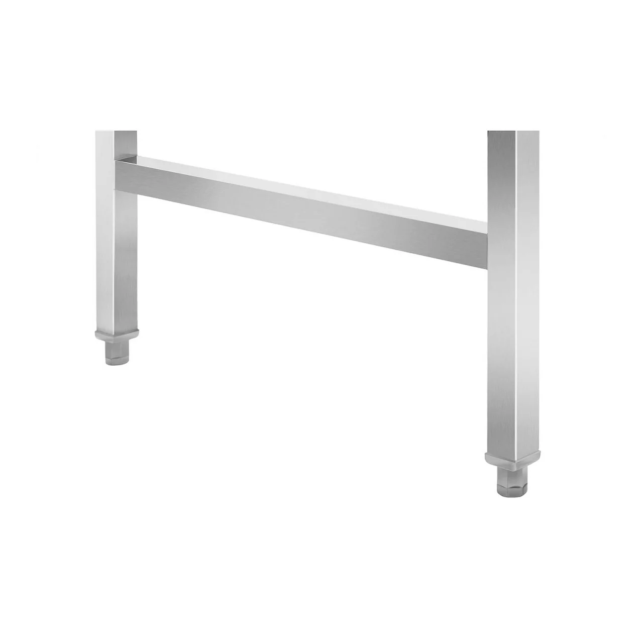 Table de travail pliante acier inoxydable 60 x 120 cm capacité de 210 kg 14_0003708