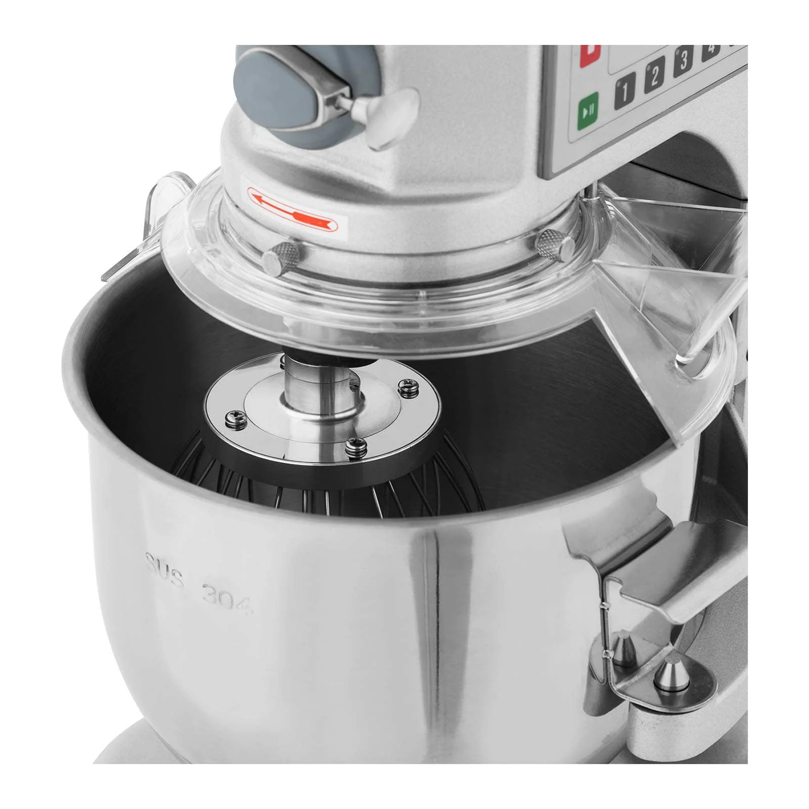 Pétrin professionnel à planétaire spirale pizza boulangerie (650 watts 7 litres capacité: 4kg) 14_0004826