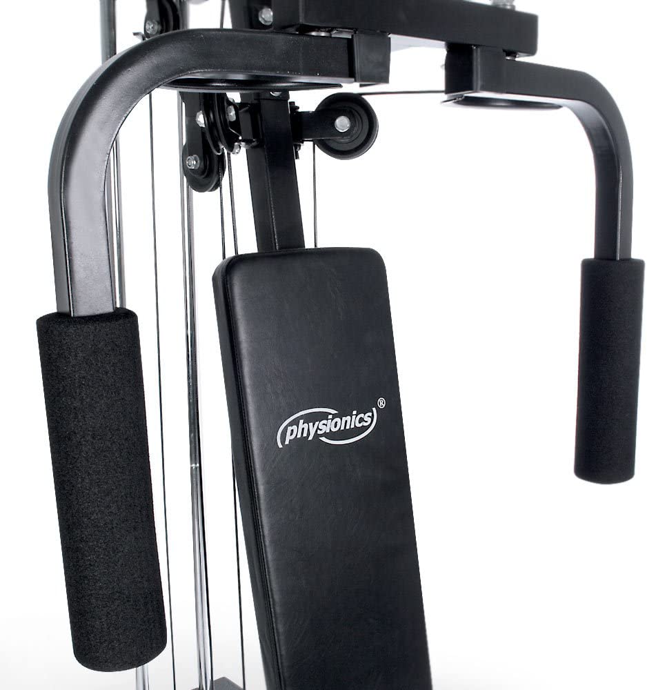 Station de musculation multifonction avec poids de 40 kg presse de poitrine butterfly cble barre latissimus 203 cm banc d'haltérophilie complet appareil de fitness gym 01_0000176