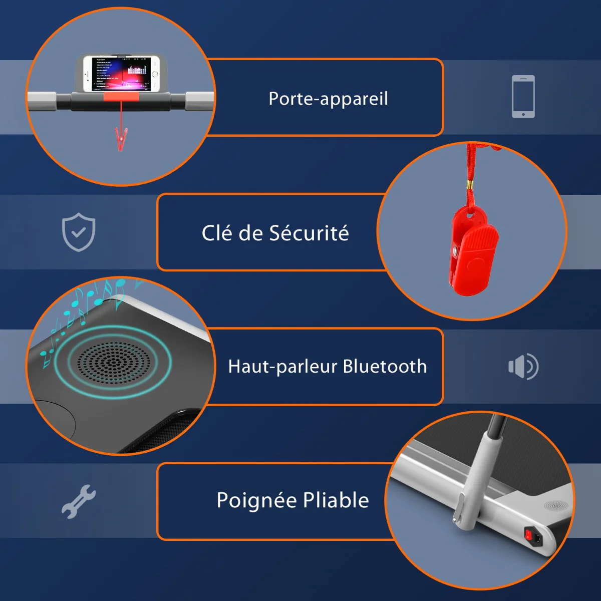 Tapis de course pliable 2 en 1 tapis roulant électrique motorisé 1-12 km/h avec télécommande écran LED argent 20_0006034