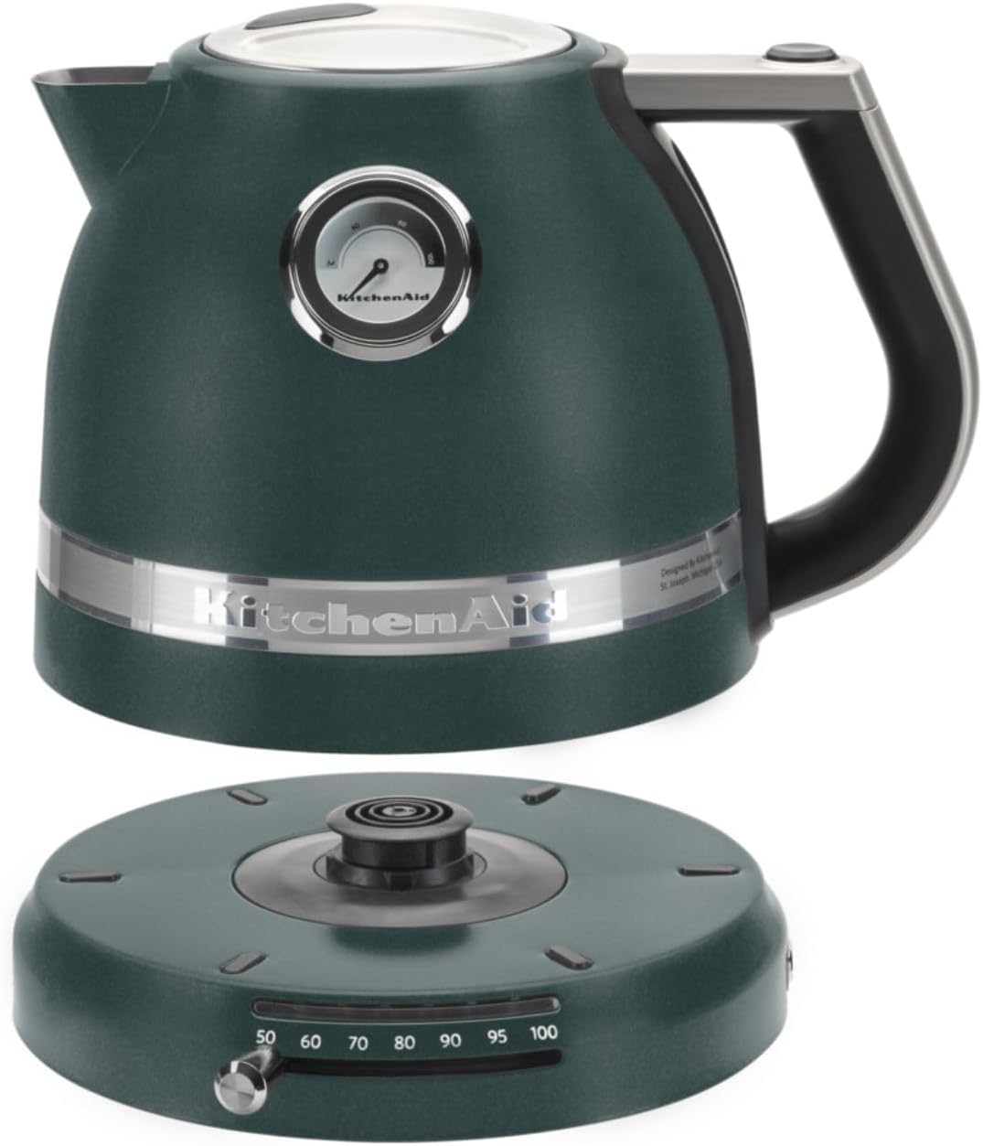 KitchenAid Artisan Bouilloire Électrique | Température Réglable | Bleu encre 1,5 L