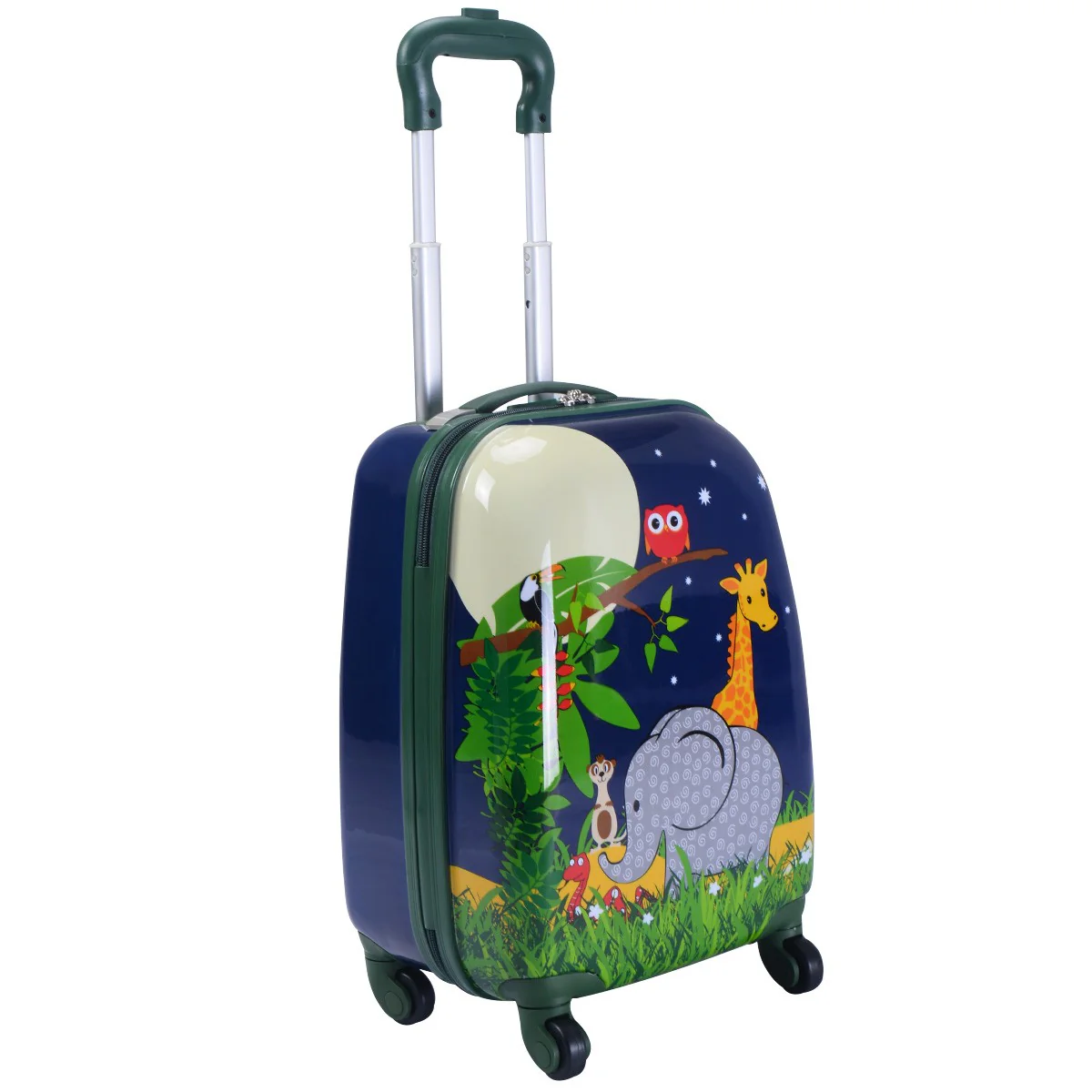 Valise enfant+ sac à dos bagage trolley à roulettes pour enfant motif animaux 20_0001379