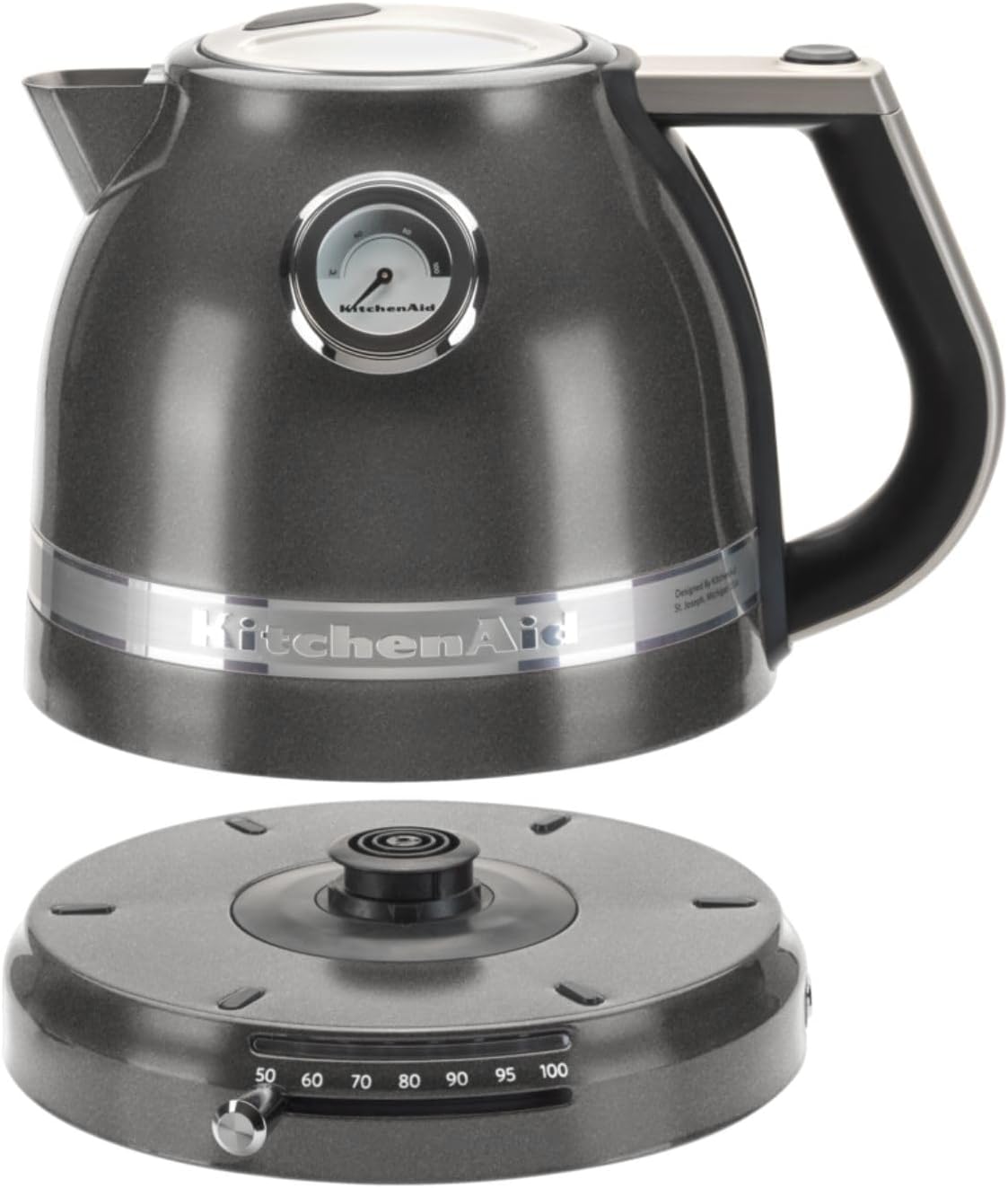 KitchenAid Artisan Bouilloire Électrique | Température Réglable | Bleu encre 1,5 L